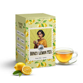 Dorje Teas Darjeeling Honey Lemon Tea - 15 Pyramid Teabags | Promotes Good Sleep & Stress Relief - Low Caffeine, Made With Special Gondhoraj Lemons