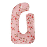 Pregnancy Pillow, G Shaped Pillow, Maternity Pillow For Sleeping - Pink Color | 100% Cotton Pillow For Pregnant Mothers | Breathable & No Heat Fabric | Full Body Support For Better Sleep