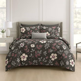 Cotton Queen Size Printed Double Bedsheet With 2 Pillow Covers For Home | 90 X 100 Inches, Black - Beautiful Bedsheet Set | Perfect For Gifting Wedding, Anniversary