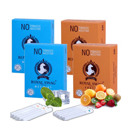 Royal Swag Herbal Cigarettes Mint, Frutta Clove Flavoured 80 Sticks | 100% Tobacco Free & Nicotine Free Tobacco Alternatives Herbal Smokes Made With Ayurvedic & Natural Herbs(Pack Of 80