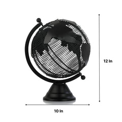 Handcrafted Solidarity Large Globe Showpiece, Artifact For Home Decor, Decorative For Living Room, Drawing Room, Office, Table, Desk & Shelf, (25 X 20 X 30 Cm) Pack Of 1
