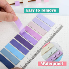 Index Tabs Book Tabs, Transparent Sticky Notes, Writable & Multifunctional Tabs - Set Of 5