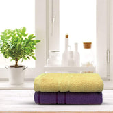 Sassoon Melrose 100% Cotton Hand Towel 400 Gsm | Highly Absorbent, Soft Material Perfect For Daily Use (Assorted) -2 Piece