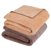 Fezora Microfiber Bath Towel 400 Gsm | For Men & Women Soft & Absorbent Weft Knitting Towels | Quick Dry Large Size Towel (Beige & Brown) - 2 Piece
