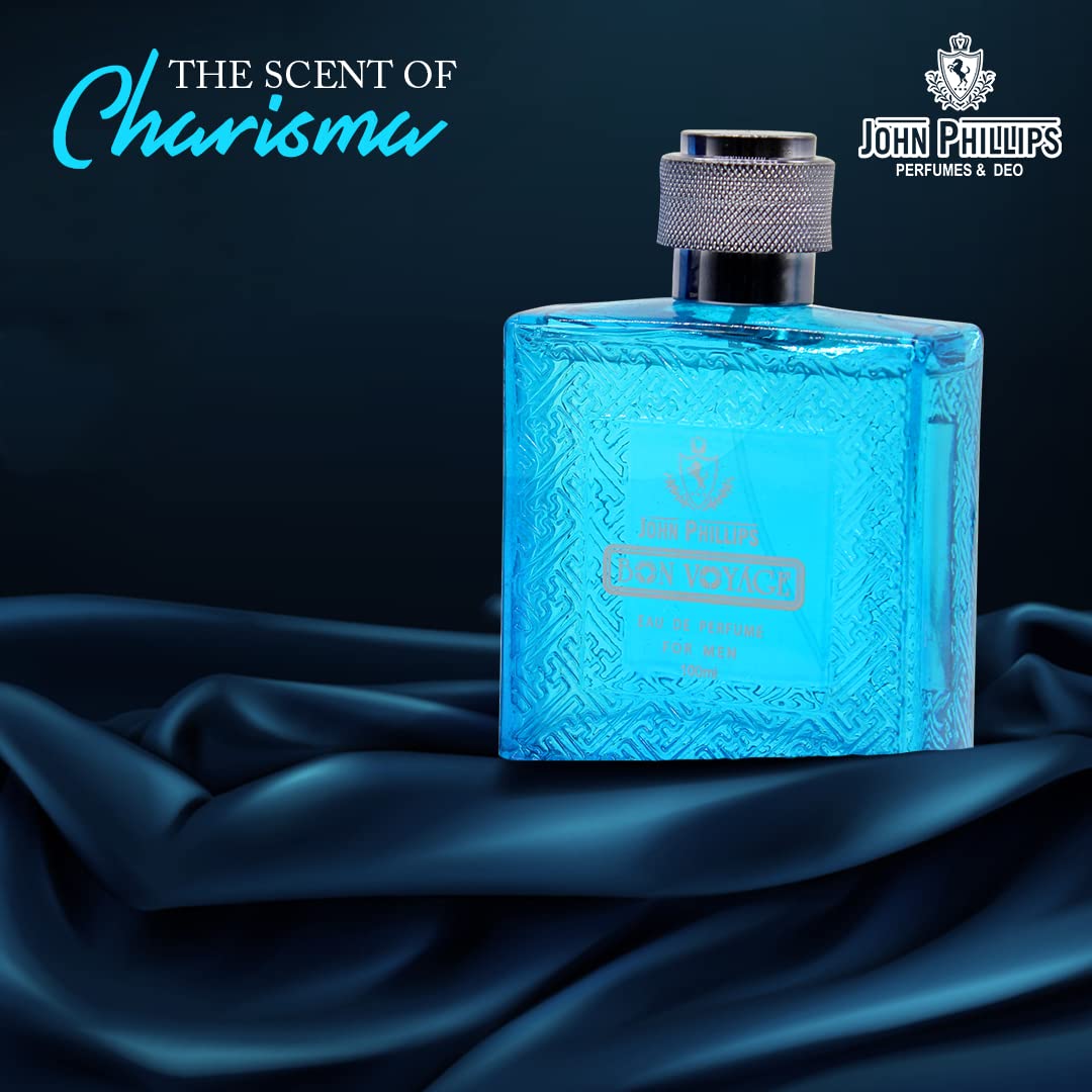John Phillips Luxury Woody & Bon Voyage Eau De Parfum 100ml 3.4 Fl.oz. Each Pack Of 2 For Men John Phillips Luxury Woody & Bon Voyage Eau De Parfum 100ml 3.4 Fl.oz. Each Pack Of 2 For Men