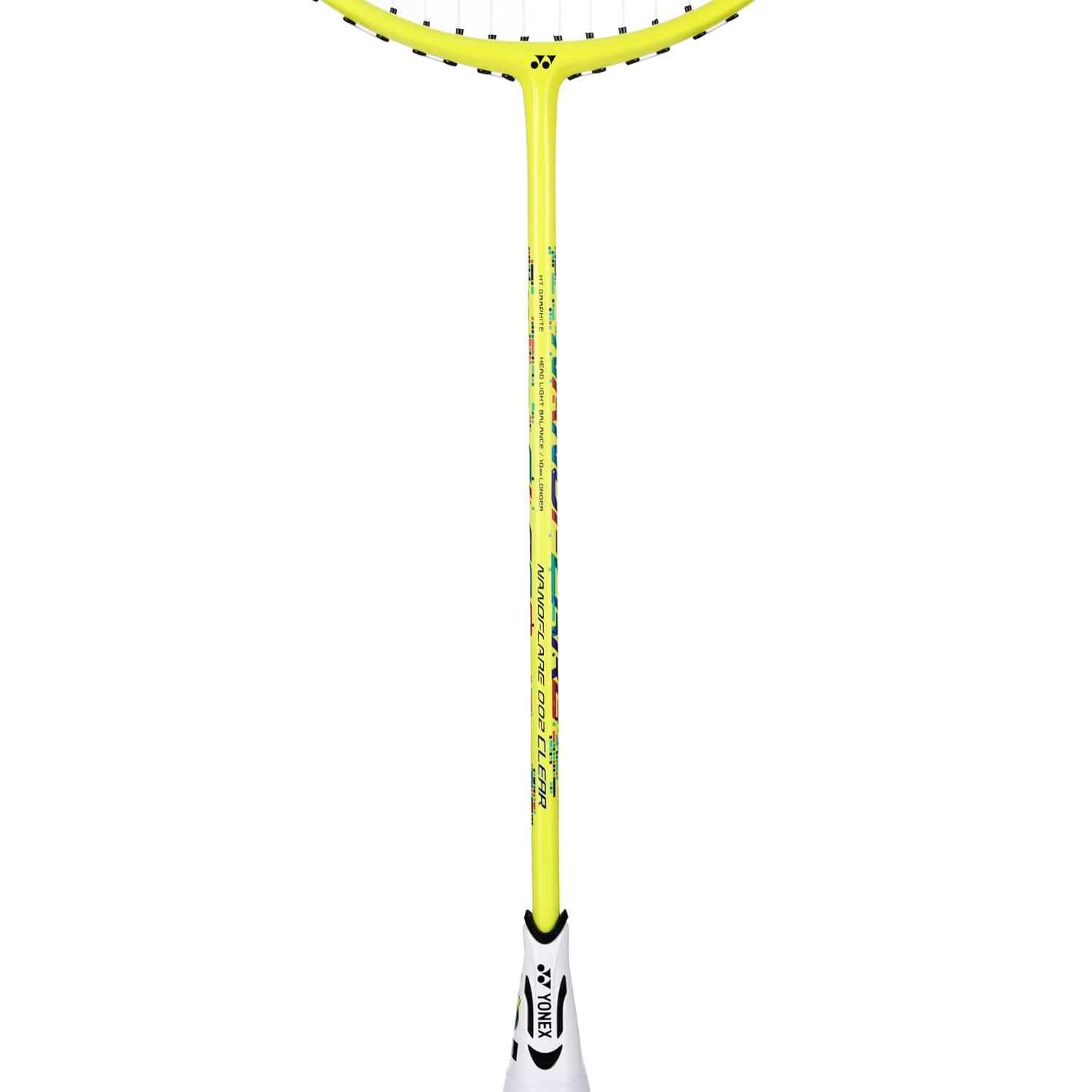 Yonex Graphite Badminton Racquet NANOFLARE 002 CLEAR, Colour - Yellow, Grip Size - 4 1/2 Inches Yonex Graphite Badminton Racquet NANOFLARE 002 CLEAR, Colour - Yellow, Grip Size - 4 1/2 Inches