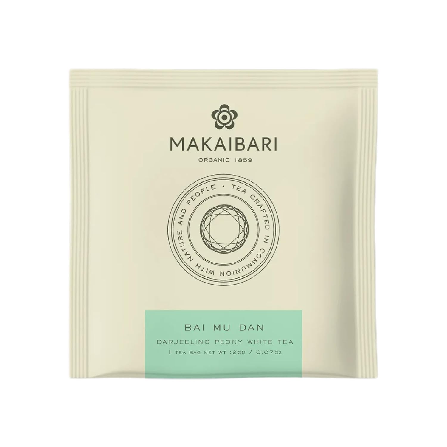 Makaibari Tea Treasures Bai Mu Dan Darjeeling Peony White Tea - 50gm, 1.7 Ounce, 25 Envelope Tea Bags | USDA Certified Premium Darjeeling Loose Leaf Tea - Medium Caffeine Loose Leaves Makaibari Tea Treasures Bai Mu Dan Darjeeling Peony White Tea - 50gm, 1.7 Ounce, 25 Envelope Tea Bags | USDA Certified Premium Darjeeling Loose Leaf Tea - Medium Caffeine Loose Leaves