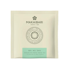 Makaibari Tea Treasures Bai Mu Dan Darjeeling Peony White Tea - 50gm, 1.7 Ounce, 25 Envelope Tea Bags | USDA Certified Premium Darjeeling Loose Leaf Tea - Medium Caffeine Loose Leaves