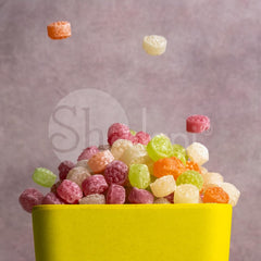 Shadani Mix Fruit Candy Can (230gm), Orange, Mango, Pineapple & More Flavours | Fruit Flavor Candies