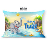 Kids Pillow Cushion With Super Soft Fabric Pillow - 12 X18 Inches | Animal & Cartoon Prints, Soft Pillow, Dual Sided Design | Multi-Purpose, Durable & Easy Care, Made In India - Design 2