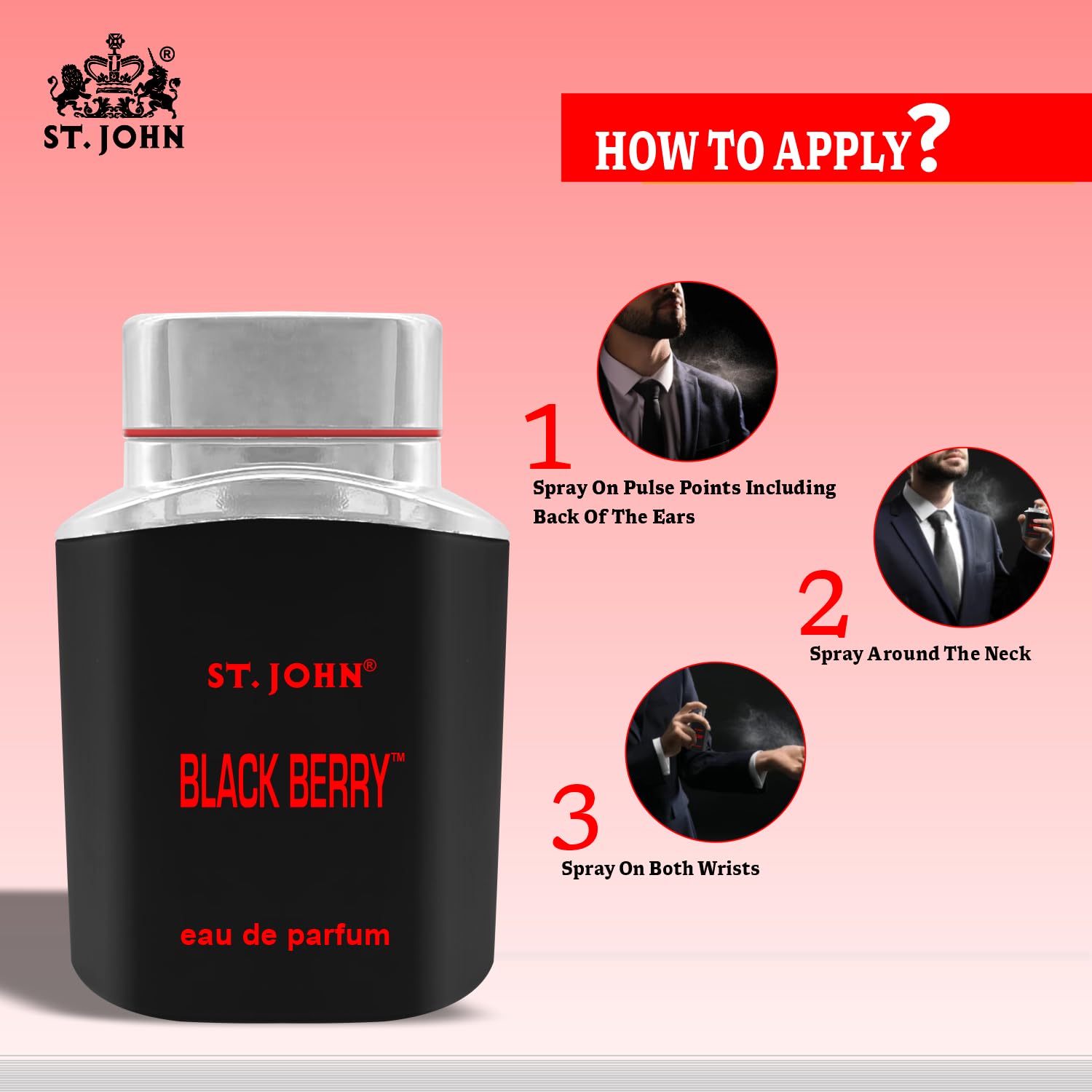 St. John Cobra Black Berry Eau De Perfume 200ml 6.7 Fl.oz. | Perfect Birthday Gift For Brother | Long Lasting Fragrance St. John Cobra Black Berry Eau De Perfume 200ml 6.7 Fl.oz. | Perfect Birthday Gift For Brother | Long Lasting Fragrance