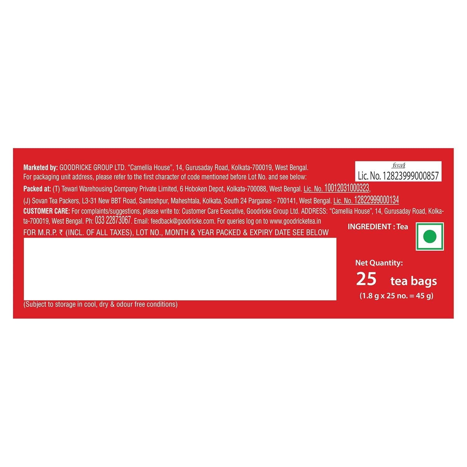 Goodricke Roasted Darjeeling Tea - Pack Of 2 X 25 Tea Bags | Flavoury Golden Orange Pekoe - Premium Black Tea With Rich Taste & Flavor | 100% Pure & Original Long Leaf Chai - Low Caffeine Goodricke Roasted Darjeeling Tea - Pack Of 2 X 25 Tea Bags | Flavoury Golden Orange Pekoe - Premium Black Tea With Rich Taste & Flavor | 100% Pure & Original Long Leaf Chai - Low Caffeine
