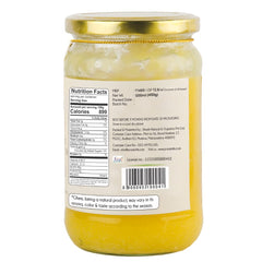 Pure Natural A2 Gir Cow Desi Ghee By Praakritik | High In Protein Fiber & Nutrients Healthy Desi Ghee Good For Weight Loss | (500ml) 16.9 Ounce | Jar Pack