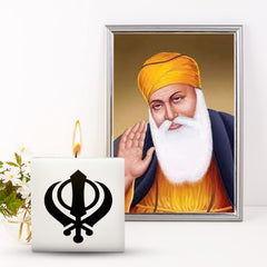 3 INCH SQUARE CANDLE UNSCENTED PILLAR KHALSA CANDLE | BURNING TIME 35 HOURS