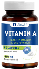 Vitawin Eye Care & Healthy Vision Capsules, Ultimate Health & Nutrition Supplements, 500 Mg | Bilberry , 60 Veg Capsules 100gm 0.2lbs