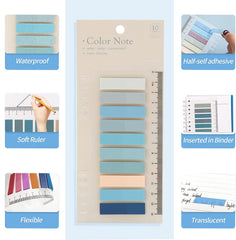 Self Stick Marker Pages Flags Strip Index Tabs For Index, Markers Sticky Note Page Labels