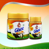 Premium Desi Cow Ghee By AKD | High In Protein Fiber & Nutrients Healthy Desi Ghee Good For Cooking, Frying | (500ml) 16.9 Ounce & (250ml) 8.4 Ounce | Jar Pack