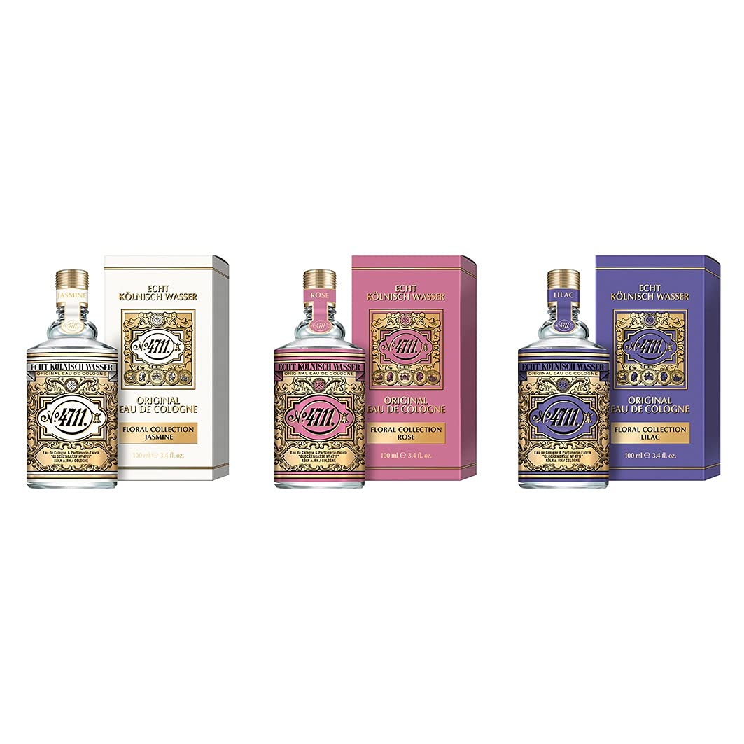 4711 Floral Collection Rose Eau De Cologne 100ml 3.4 Fl.oz. | Perfect Aniverssary Gift For Husband & Wife 4711 Floral Collection Rose Eau De Cologne 100ml 3.4 Fl.oz. | Perfect Aniverssary Gift For Husband & Wife