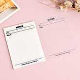 Transparent Note Sticky Note Pads, Waterproof Self-Adhesive Transparent Sticky Note - 50 Pieces