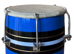 First 8'' Nut & Bold Baby Dholak With Khartal - Multicolor | Perfectly Symmetric Round Dholak - Dholak For Festival, Wedding, Satsang | Punjabi Dhol Drum, Housewarming Gifts