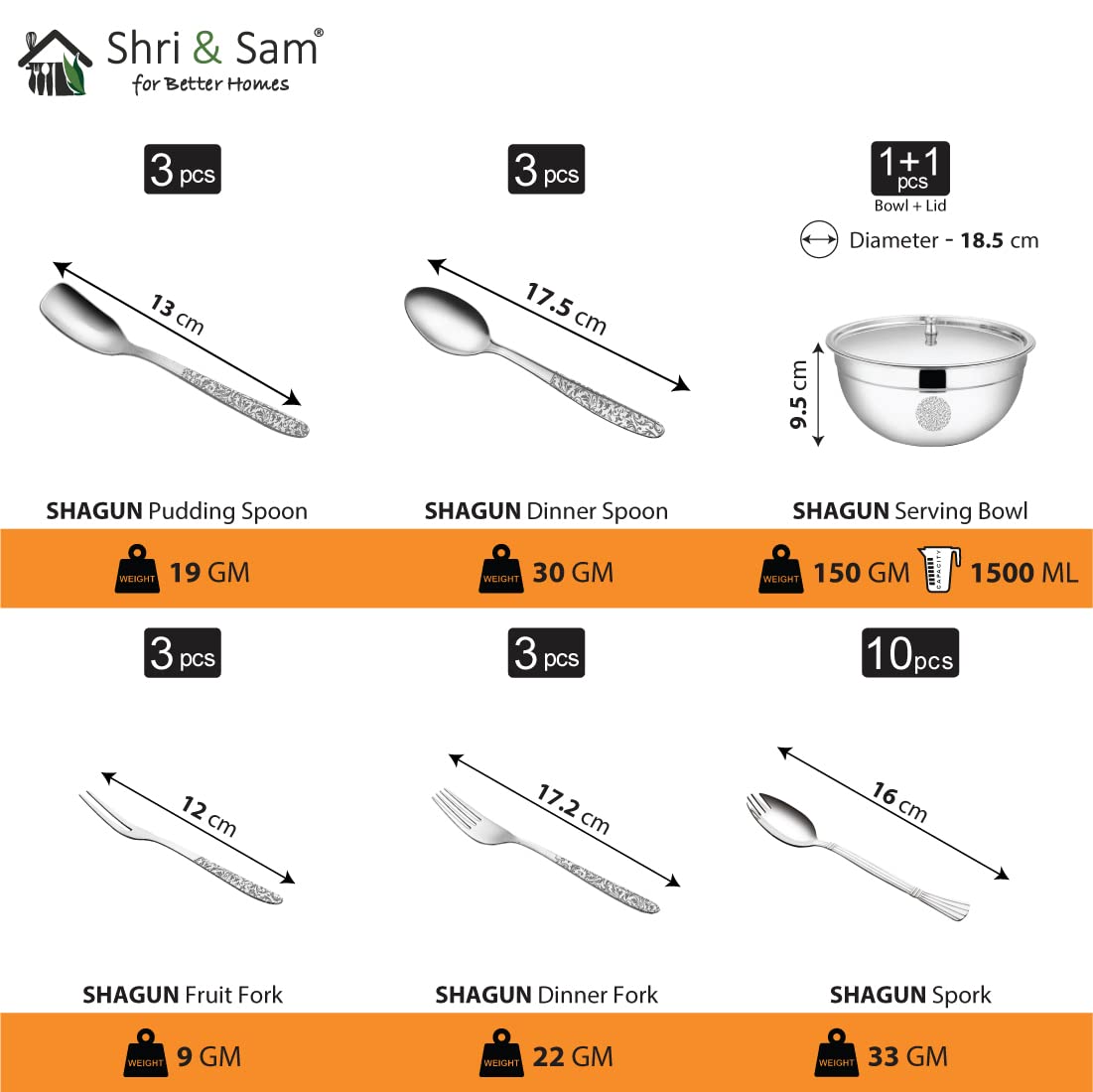 Designer Stainless Steel Shagun Laser Bloom Dinner Set Of 45 Pieces, Silver | Easy To Clean & Dishwasher Safe Designer Stainless Steel Shagun Laser Bloom Dinner Set Of 45 Pieces, Silver | Easy To Clean & Dishwasher Safe