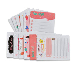 Collections Daily Planner Tear Off Pad, 50 Undated Sheets, Desk Notepad, Set Of 12 Writing Pads