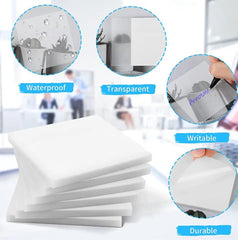 150 Sheets Transparent Sticky Notes Pad | Perfect For College Book & Office Stationery Art & Craft