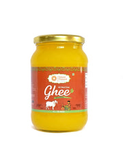100% Pure A2 Bilona Desi Cow Ghee By Salasar Organic | Bilona Method Curd-Churned Pure Desi Ghee Good For Body Muscles | (500ml) 16.9 Ounce | Jar Pack