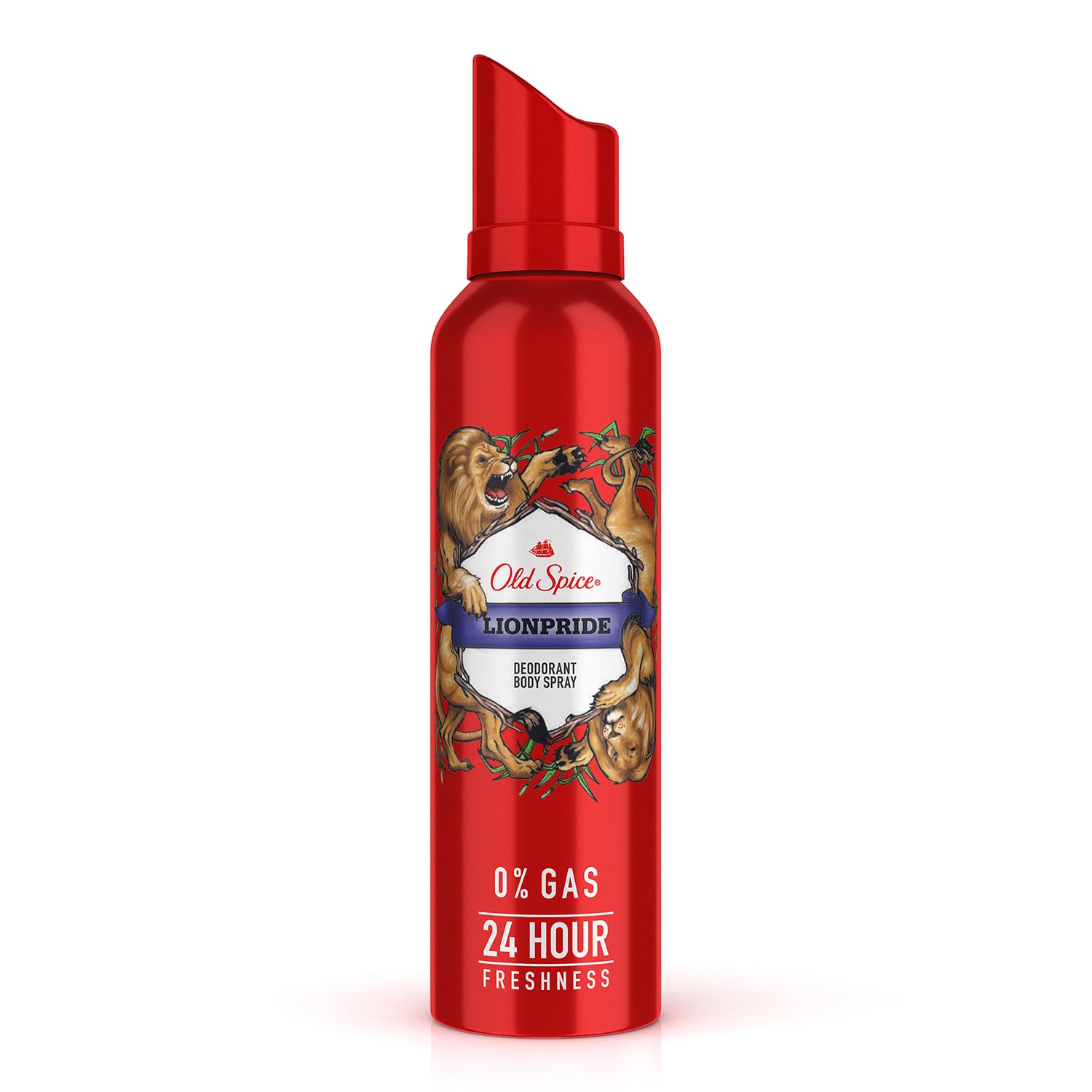 Old Spice Pack Of 2 Deodorant  Lionpride + Nomad 140ml Each 4.7 Fl.oz. No Gas Body Spray For Men | 24 Hour Long Lasting Freshness Old Spice Pack Of 2 Deodorant  Lionpride + Nomad 140ml Each 4.7 Fl.oz. No Gas Body Spray For Men | 24 Hour Long Lasting Freshness