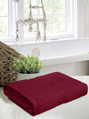 Bombay Dyeing Super Ultrx Zero Twist Plain Dyed Cotton Bath Towel 650 Gsm (Marron)