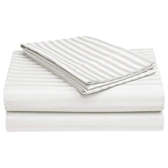 Breathable Single Size Flat Bedsheets With 1 Pillow Covers | 60 X 90 Inches, White | Wrinkle Resistant & Soft Skin Safe | 144 Thread Count