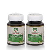 Maharishi Ayurveda Giloy Ghan Vati 100% Natural Immunity Boosting, Enhances Strength & Stamina, Fights Fatigue, Detoxifies The Body | 60 Tablets 50gm 0.1lbs Each Pack Of 2