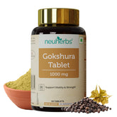 Neuherbs Gokshura Tablet 1000mg Helps To Support Energy & Strength Tribulus Terrestris Energy Booster Supplements, General Wellness Tablets For Men & Women | 60 Tablets 100gm 0.2lbs