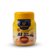 100% Pure A1 Desi Cow Ghee By Super Foods | Delicious & Nutrients Protein Fiber Healthy Desi Ghee Good For Heart Health | (1 Litre) 33.8 Ounce | Jar Pack