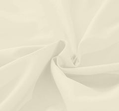100% Microfiber Double Bedsheet With 2 Pillow Cover - 90 X 100 Inches, Ivory | Luxury & Durability | Lightweight Fabric Suitable For Warmer Seasons & Less Chilly Nights