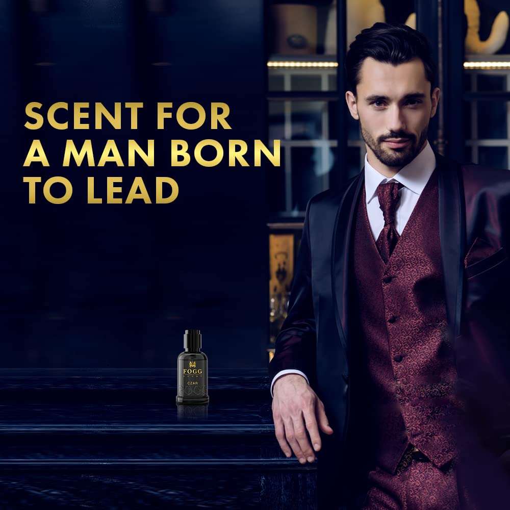 Fogg Scent Czar Eau De Parfum For Men Long-lasting Fresh & Powerful Fragrance 30 Ml 1.01 Fl.oz. Fogg Scent Czar Eau De Parfum For Men Long-lasting Fresh & Powerful Fragrance 30 Ml 1.01 Fl.oz.