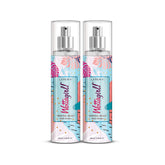 Layer'r Wottagirl Tropical Berry Body Splash For Women | Long Lasting Fresh Fragrance 135ml Each 4.56 Fl.oz. Combo Of 2