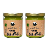 100% Natural A2 Desi Cow Ghee By Apka Kisan | Good Source Of Energy & Protein Fiber Healthy Desi Cow Ghee | 600ml (300ml * 2) 20.2 Ounce | Jar Pack
