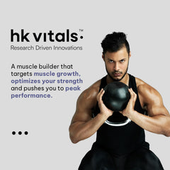 Healthkart Hk Vitals Muscle Builder Blend Of Ashwagandha, Shatavari & Safed Musli, For Immunity, Muscle Strength & Vitality | 60 Tablets 100gm 0.2lbs