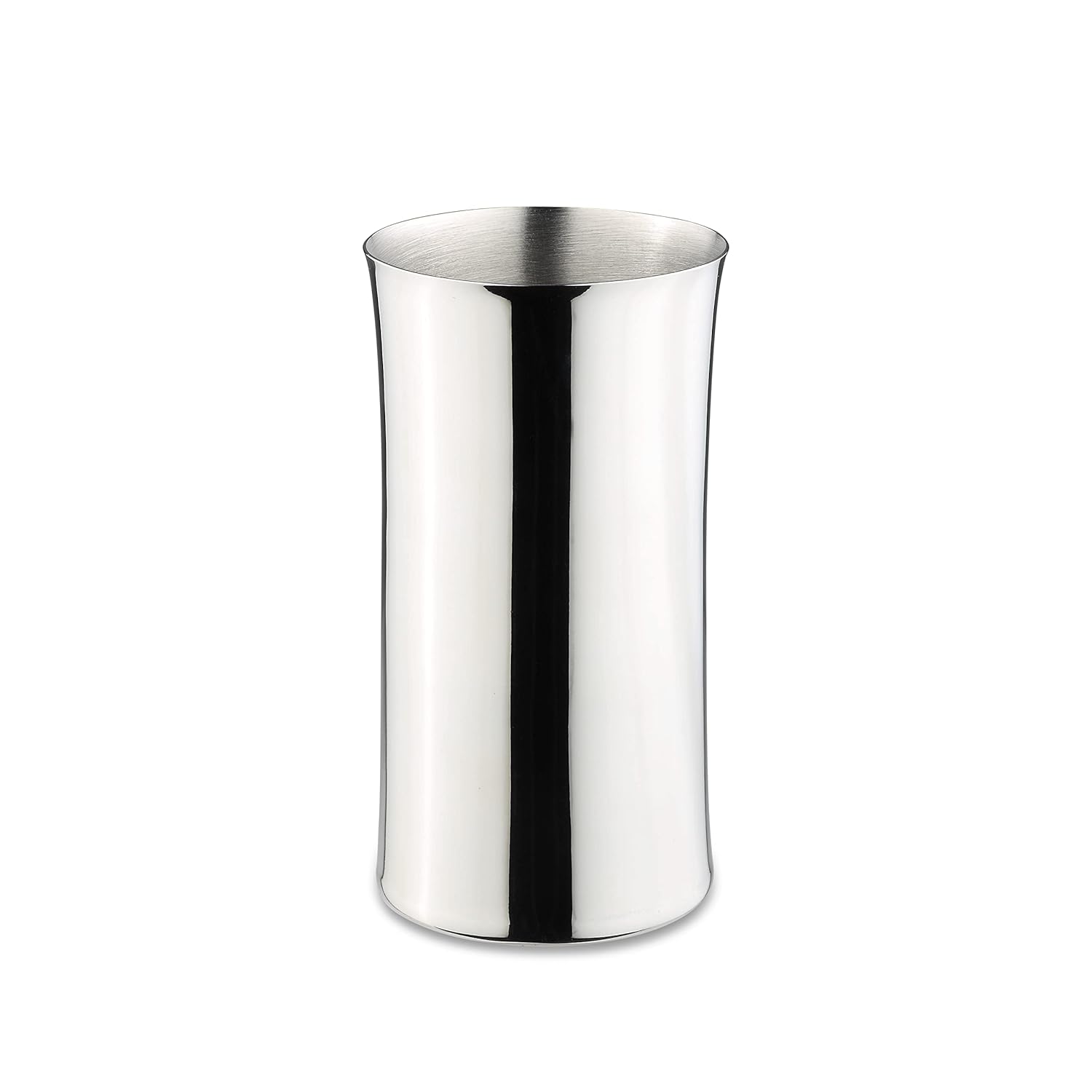 Designer Chrome Stainless Steel Drinking Glass Set Of 6 - 250ml Each | Corporate Gifting For Diwali - Convenient Long Water Glasses | Multipurpose Designer Tumbler - Serve Ware & Tableware Designer Chrome Stainless Steel Drinking Glass Set Of 6 - 250ml Each | Corporate Gifting For Diwali - Convenient Long Water Glasses | Multipurpose Designer Tumbler - Serve Ware & Tableware