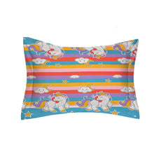 Kids Print Cotton 1 Single Bedsheet With 1 Pillow Cover - 60 X 90 Inches, Multicolor | Soft & Breathable Fabric, Skin-Friendly Bed Sheet For All Seasons
