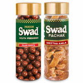 Panjon Swad Paan Shots & Meetha Amla Tasty 450gm, (225gm *2 Bottles) | After-Meal Mukhwas