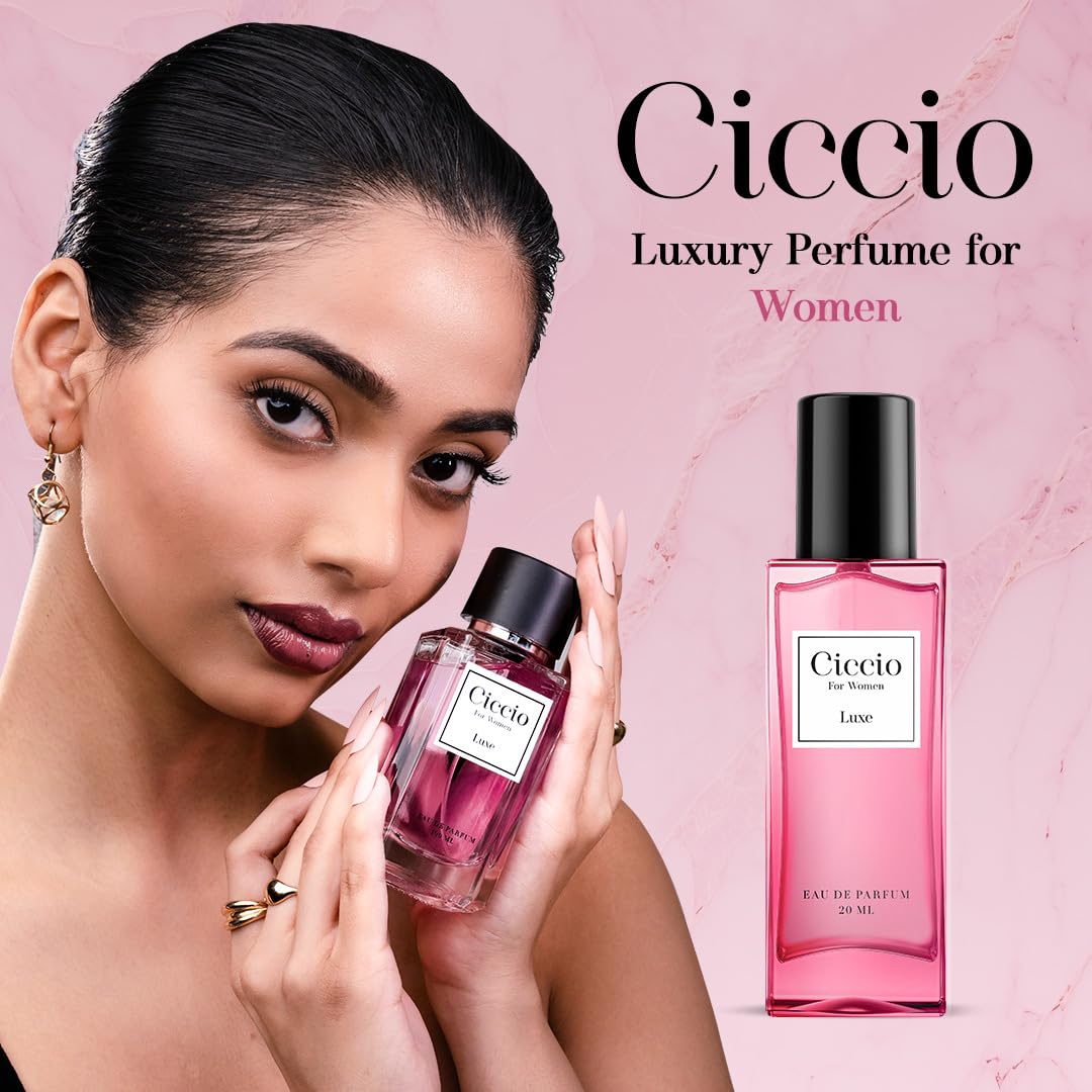 Ciccio Luxe Eau De Parfum For Women 20ml 0.6 Fl.oz. | Long Lasting Luxury Fragrance Ciccio Luxe Eau De Parfum For Women 20ml 0.6 Fl.oz. | Long Lasting Luxury Fragrance