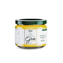 100% Pure A2 Desi Cow Ghee By Organic Mandya | Highly Nutritious Helps Keep Your Improves Hair Health Desi Cow Ghee | (275ml) 9.2 Ounce | Jar Pack