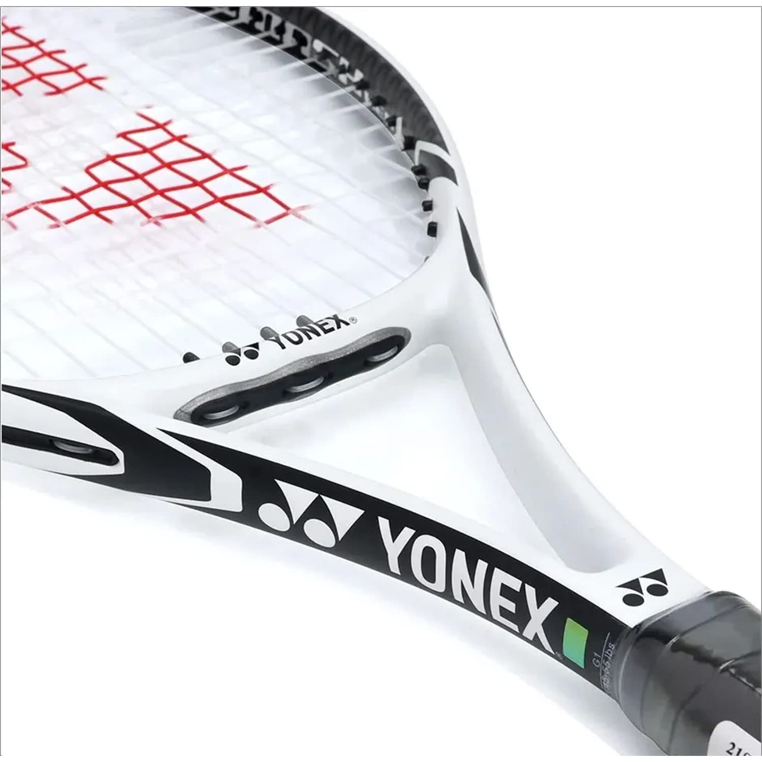 Yonex SMASH HEAT Carbon Fibre Tennis Racquet, G3 Colour - White, Grip Size - 4 3/8 Inches Yonex SMASH HEAT Carbon Fibre Tennis Racquet, G3 Colour - White, Grip Size - 4 3/8 Inches