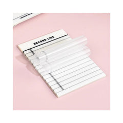 Transparent Sticky Notes Self-Stick Note Pads | Perfect For Studying & Writing In Text Books
