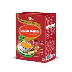 Wagh Bakri Premium Spiced Tea With 7 Refreshing Spices - 500gm, 17.6 Ounce | Rich Color, Strong & Refreshing Taste, Awesome Aroma Chai Patti - Preservatives Free, Artificial Flavor Free