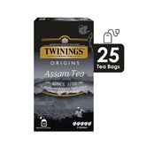 Twinings Origins Assam Tea - 50gm, 1.7 Ounce, 25 Enveloped Tea Bags | Full-Bodied & Robust Flavor Tea - Strong Strength Premium Caffeinated Tea