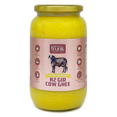 Natural A2 Desi Gir Cow Ghee By Nature'S Trunk | Vedic Bilona Method Healthy & Tasty Gir Cow Ghee Good For Overall Health | (1 Litre) 33.8 Ounce | Jar Pack