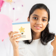 Notepad For Daily Notes & Ideas, Stylish "Greatful & Joyful" Memo Pad, 200 Blank Pages